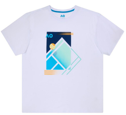 Мужская теннисная футболка Australian Open Tennis Court Print - Размер XXL