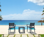 Столик пластиковый журнальный Siesta Contract Ocean Side Table, темно-серый