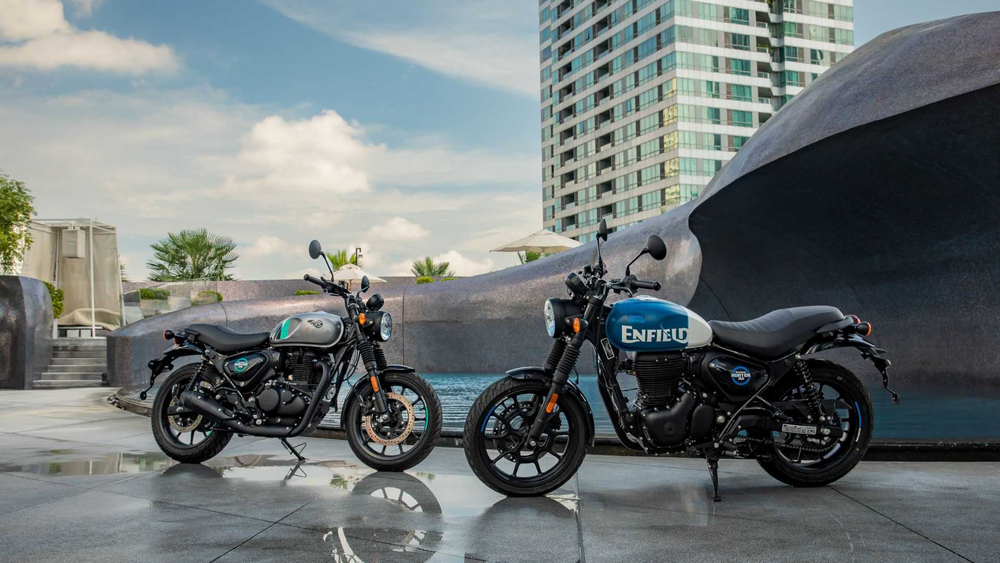 Royal Enfield Hunter 350 Rebel Blue