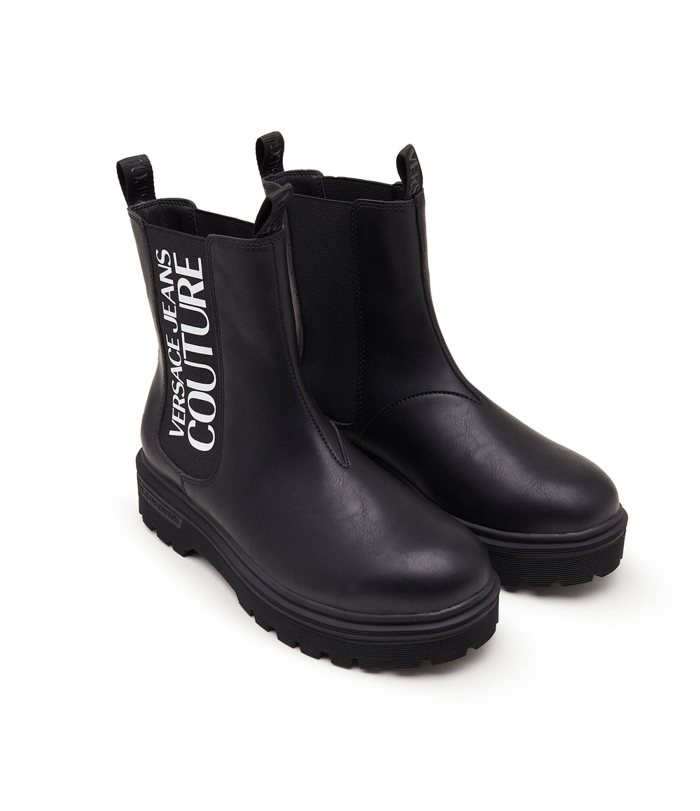 Кожаные челси Versace Jeans Couture - черный(75YA3S47ZS899)