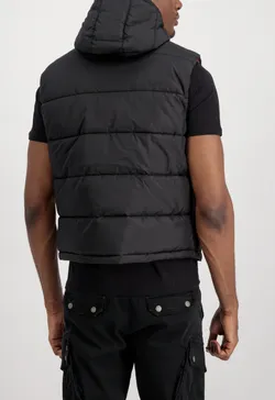 Жилет утепленный мужской ALPHA INDUSTRIES Hooded Puffer Vest FD