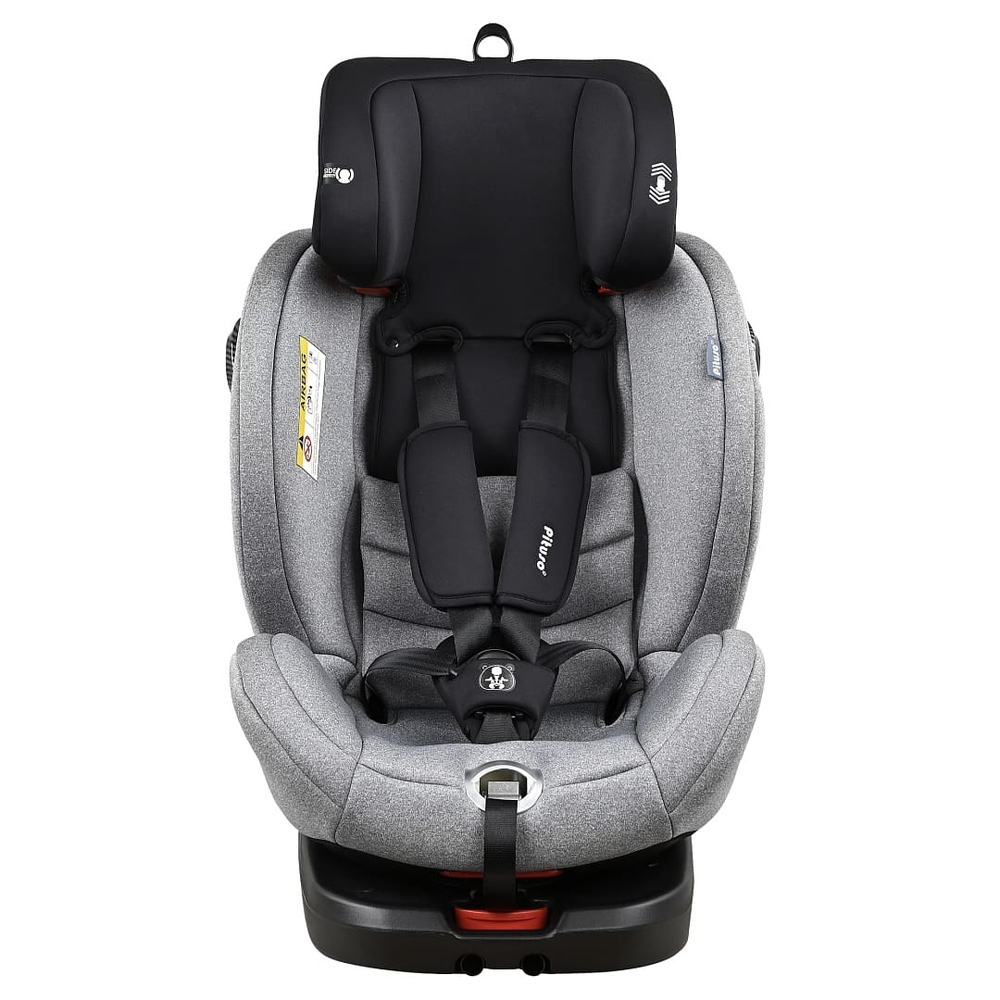 Pituso Удерживающее устройство для детей 0-36 кг Roys, Dark grey+black Inlay