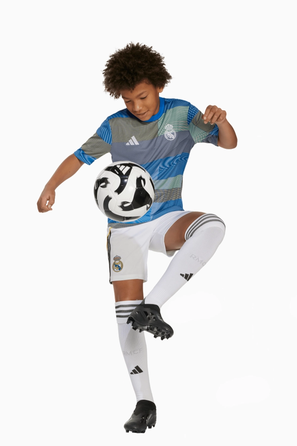 Футболка adidas Real Madrid 25/26 Pre-Match Junior - синий