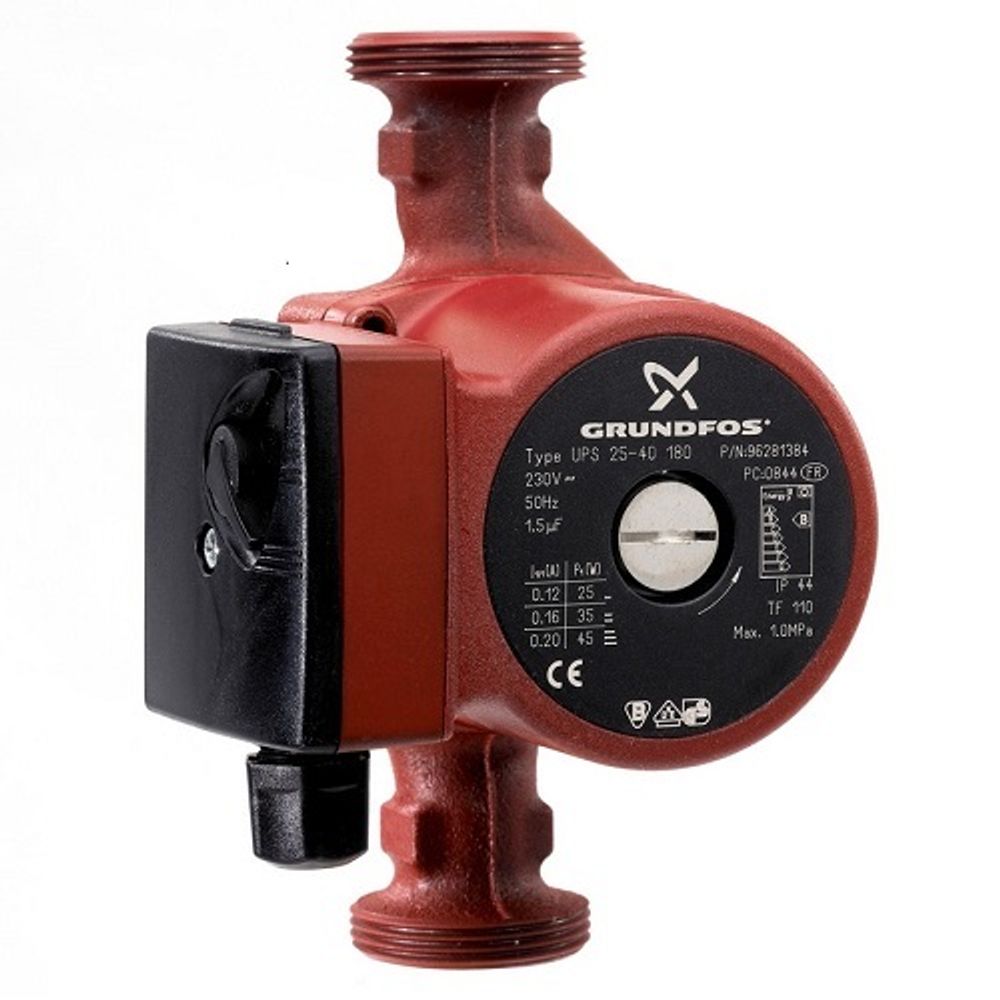 Насос циркуляционный Grundfos 100 UPS 25-40 A Насос циркуляционный Grundfos 100 UPS 25-40 A