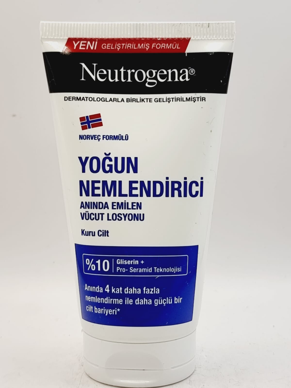 NEUTROGENA увлажняющий мгновенно впитывающийся лосьон для тела с технологией Pro-Ceramide75 мл (Франция)