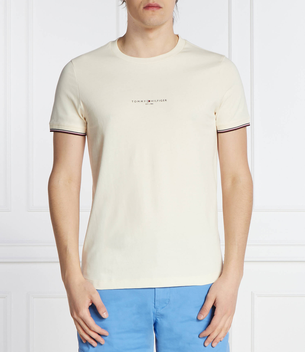 Футболка Tommy Hilfiger - экрю(MW0MW32584)