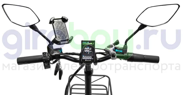 Электровелосипед Syccyba F11 Pro Dual 48V/15Ah (полный привод) - Синий обод фото №9