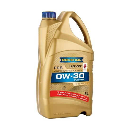 FES 0W-30 RAVENOL Моторное масло Акция 4+1=5