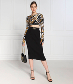 юбка Versace Jeans Couture - черный(73HAEM29CM01G)