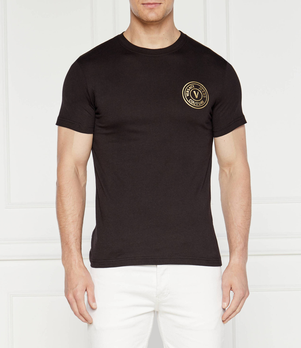 Футболка Versace Jeans Couture - черный(77GAHT00CJ00T)