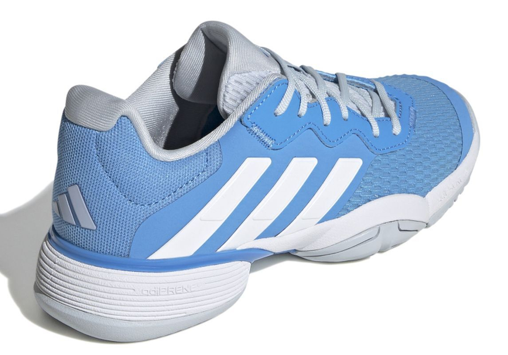 детские Кроссовки теннисные Adidas Barricade 13 K - blue burst/white/halo blue
