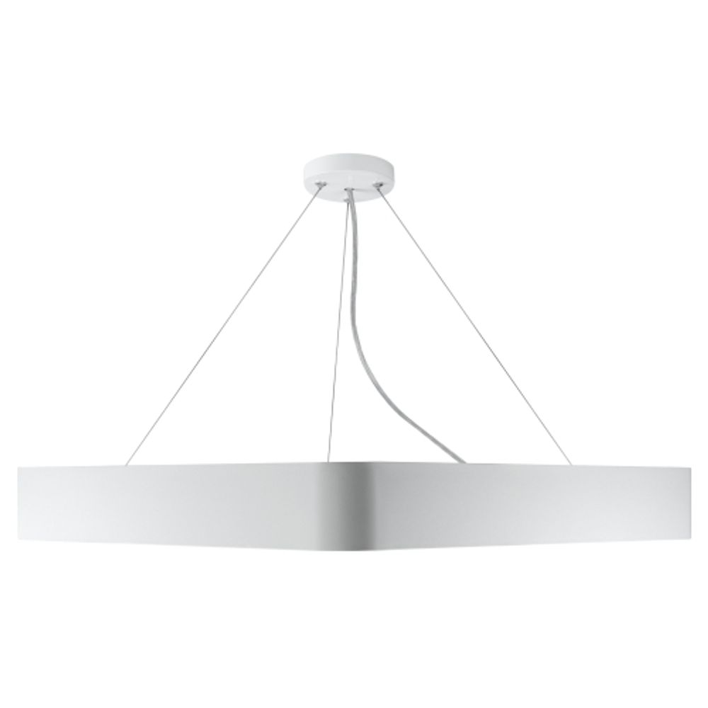Светильник LED ЭРА Geometria SPO-151-W-40K-030 Delta 30Вт 4000К 3000Лм IP40 600*80 белый подвесной драйвер внутри | Декоративные светильники Geometria