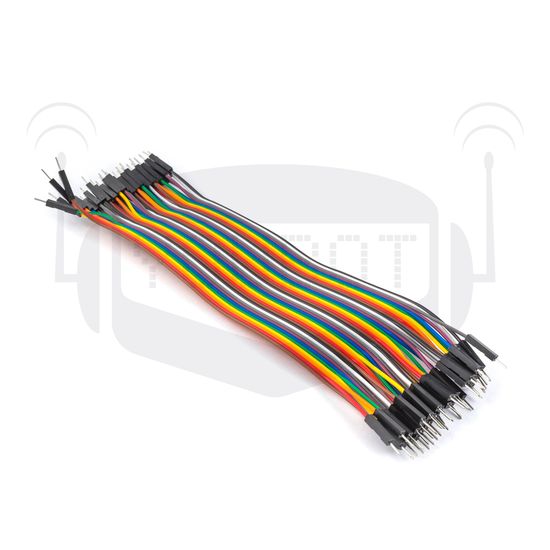 Провод соединительный папа-папа "Dupont", 20 см, 40 шт