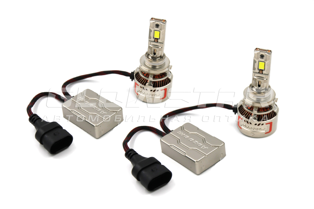 Aozoom P13 HB3/HB4 (9005/9006/9012) с вентилятором 12V 100W 11000Lm (комплект, 2шт)