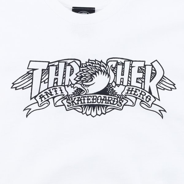 Футболка Thrasher Mag Banner T-Shirt (white) артикул: - купить в магазине Дайс