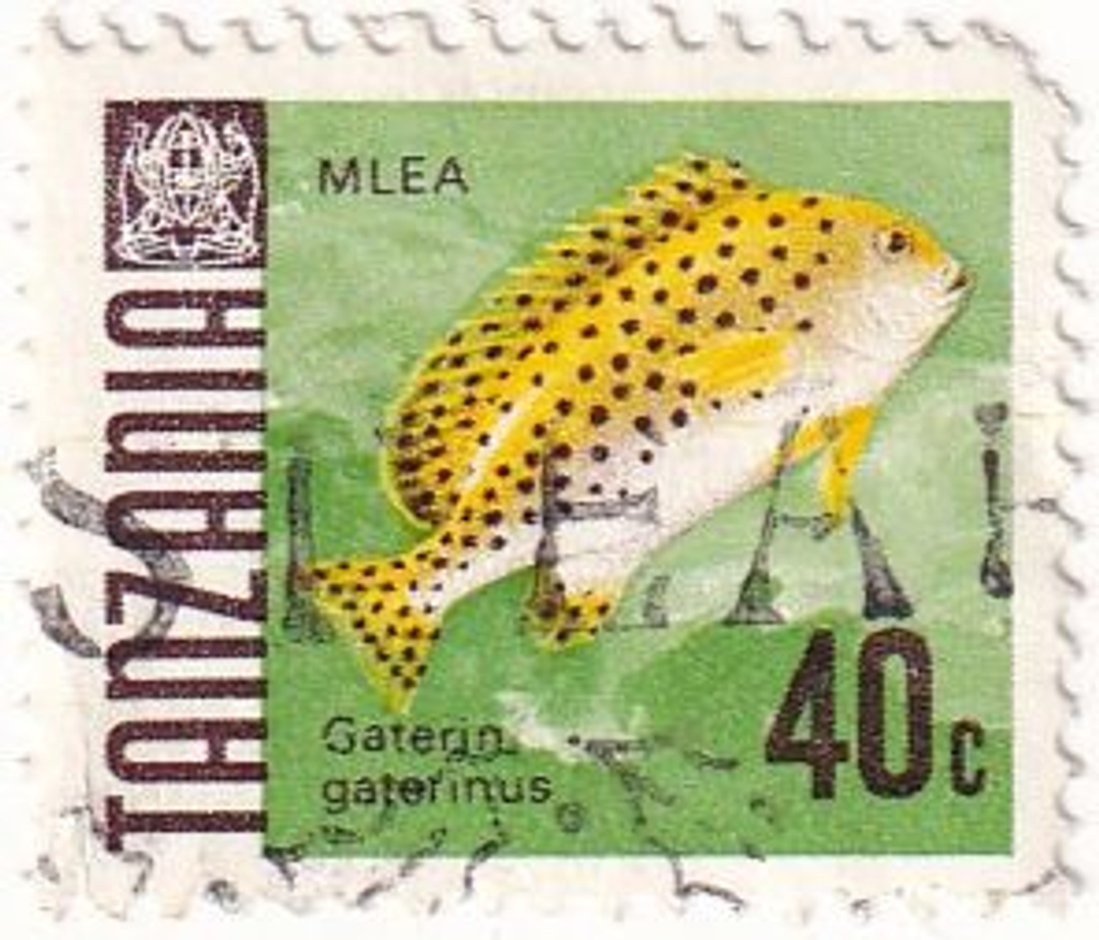23 почтовых марки, Танзания, 1960-1970-е годы, Бабочки и рыбы