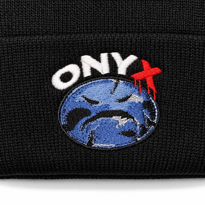 Шапка-Бини с подворотом ONYX "All We Got Iz Us" (чёрный)