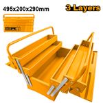 Металлический ящик для инструмента 495х200х290 мм. INGCO HTB02 INDUSTRIAL
