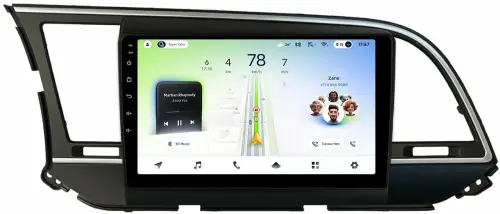Магнитола для Hyundai Elantra 6 2016-2018 (без штатной КЗВ, рамка тип 1) - Teyes CC4L монитор 9" IPS, Android 14, Быстрая, Snapdragon 662, CarPlay, 4G SIM-слот