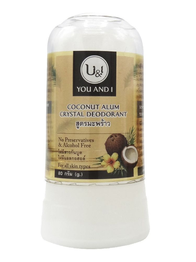 U&amp;I дезодорант кристалл (минерал) кокосовый, 80 г