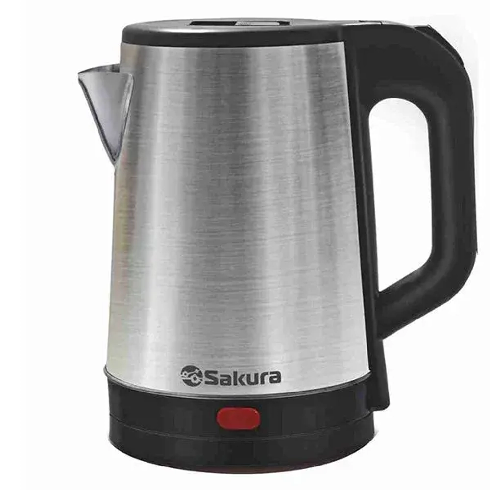 Чайник электр SA-2167BK (1.8) нерж+черн д