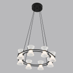 8341/28L LN Люстра подвесная LED 28W 3000K 220V LEDIO