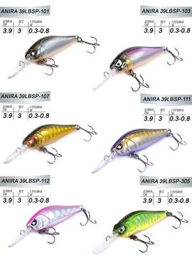 Воблеры сусп. LJ Pro Series ANIRA LBSP 03.90/019SET 6шт. набор