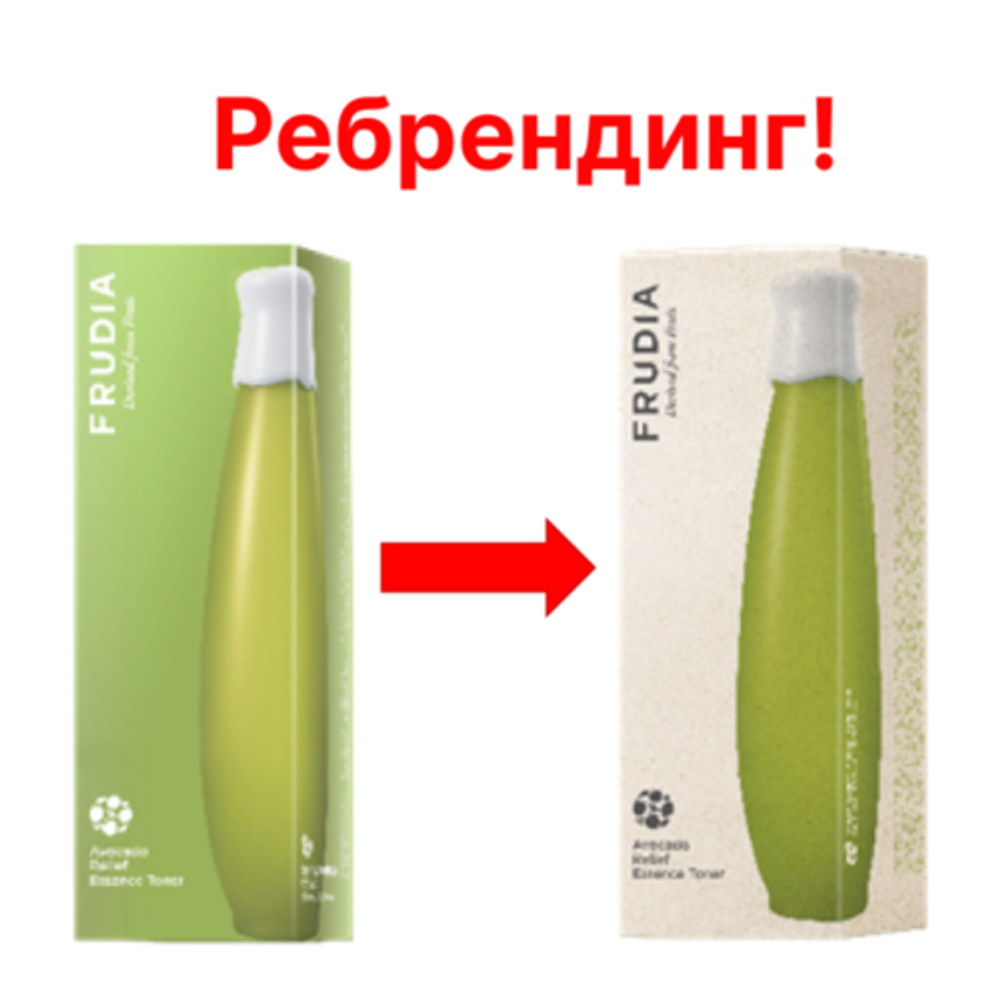 Frudia Тонер-эссенция восстанавливающий с авокадо - Avocado relief essence toner, 195мл