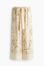 Широкие брюки с кушаком - H&M