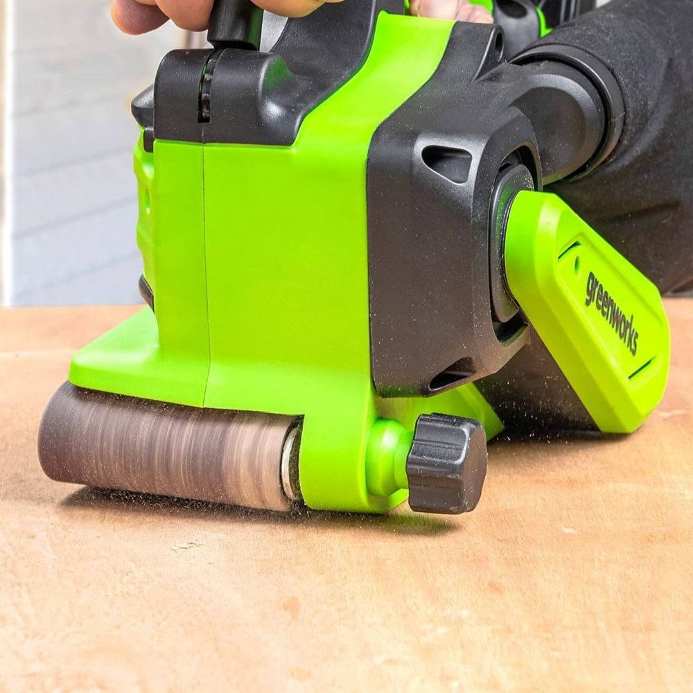 Аккумуляторная ленточная шлифовальная машина Greenworks G24BS,3100607, 24v, без АКБ и ЗУ