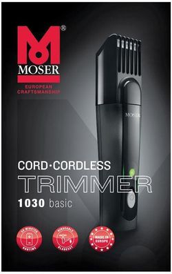 Триммер для стрижки усов и бороды Moser Basic Trimmer (1030-0460)
