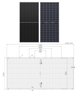 Солнечная панель LONGI Hi-MO X10 Scientist 640W 2382x1134x30 мм