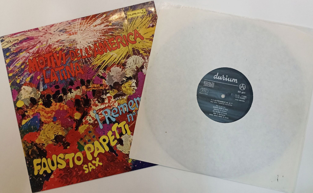Винтажная виниловая пластинка LP Fausto Papetti I Remember No. 5 Motivi Dell America Latina (Italy 1969)