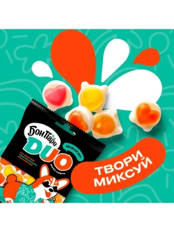 Мармелад Бон Пари Дуо ассорти вкусов 100 г * 2 шт