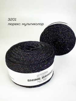 Пряжа O'Yarn SHINE BRIGHT однотонная, 100г