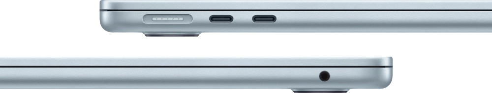 Ноутбук Apple MacBook Air A3240 M4 10 core 16Gb SSD256Gb/8 core GPU 13.6" Liquid Retina (2560x1664) macOS lt.blue WiFi BT Cam (MC6T4LL/A)
