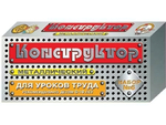 Конструктор мет. №6 80эл. (для уроков труда) (Росток)