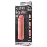 Удлиняющая и расширяющая насадка на пенис Super Hero Casanova (17 см , телесный) (Цвет: телесный)