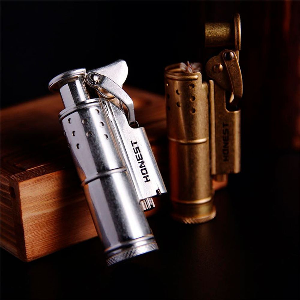 Бензиновая зажигалка DEWEL (JP-JJL-0516-SL) 3