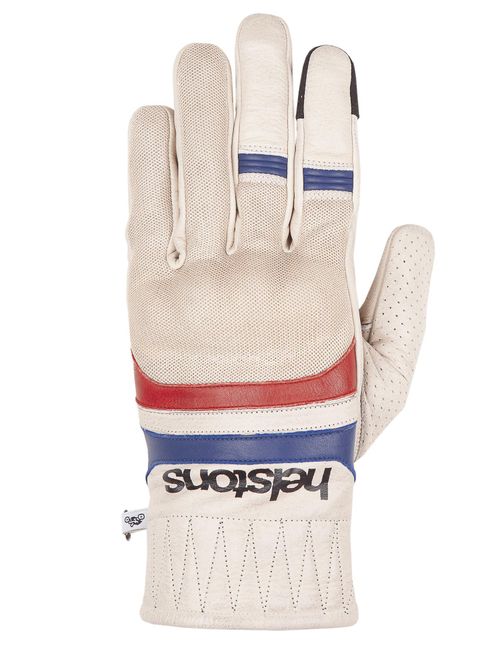 Купить Мотоперчатки Кожаные Helstons Gants Bull Air Ete Cuir-Mesh / Бежевый
