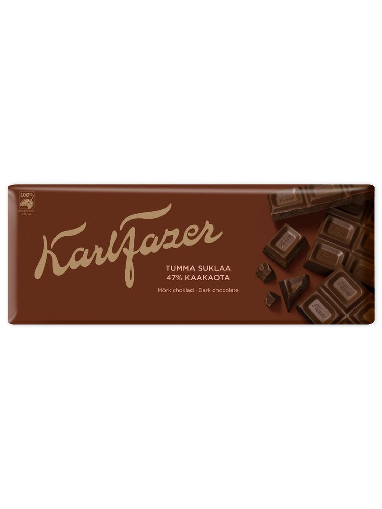 Шоколад тёмный Karl Fazer 47% 180 г