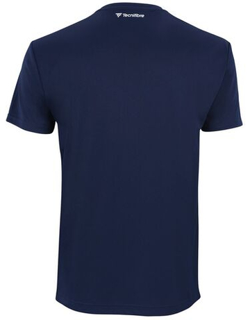 Футболка для мальчика теннисная Tecnifibre Team Tech Tee - небесный