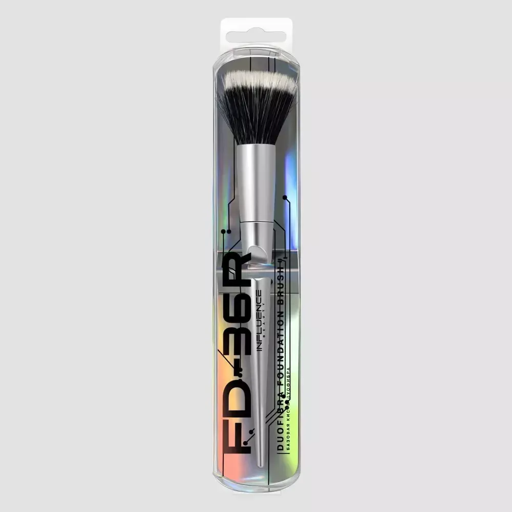 Кисть-дуофибра для тональной основы Influence Beauty базовая FD - 36R
