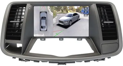 Магнитола для Nissan Teana J32 2008-2013 (ШГУ цветной, рамка тип 2) - Teyes CC3-2K-360 монитор 9.5" 2K QLED на Android 10, Быстрая, CarPlay, 4G SIM-слот, 4 камеры в комплекте