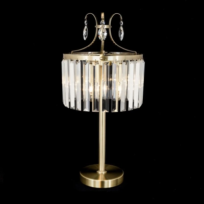 Citilux Инга CL335833 Настольная лампа хрустальная Бронза