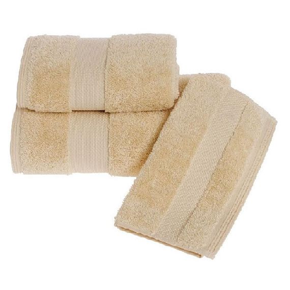 Набор полотенец  DELUXE ДЕЛЮКС 3пр (32х50, 50х100 и 75х150)  Soft Cotton (Турция)