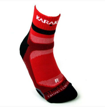 Karakal X4 SPORTS Ankle Socks X1 UK SIZE 7-13/EUR 40-48 Red/Black