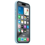 Силиконовый чехол с поддержкой MagSafe Apple Silicone Case для iPhone 15 Pro Max, Light Blue (Светло-голубой)