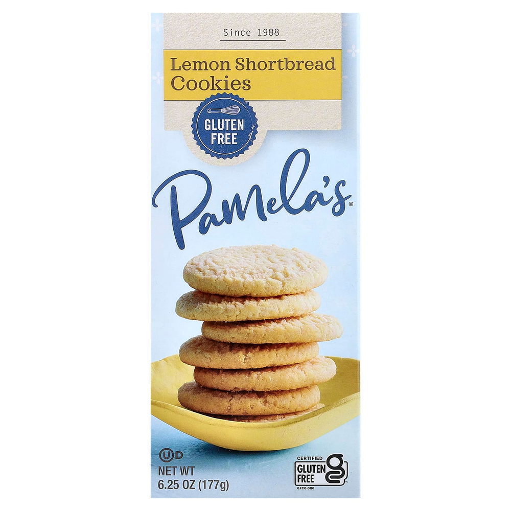 Pamela's Products, лимонное песочное печенье, 177 г (6,25 унции)