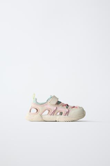 ZARA BAREFOOT КРОССОВКИ С ВЫРЕЗАМИ, БЕЛЫЙ
